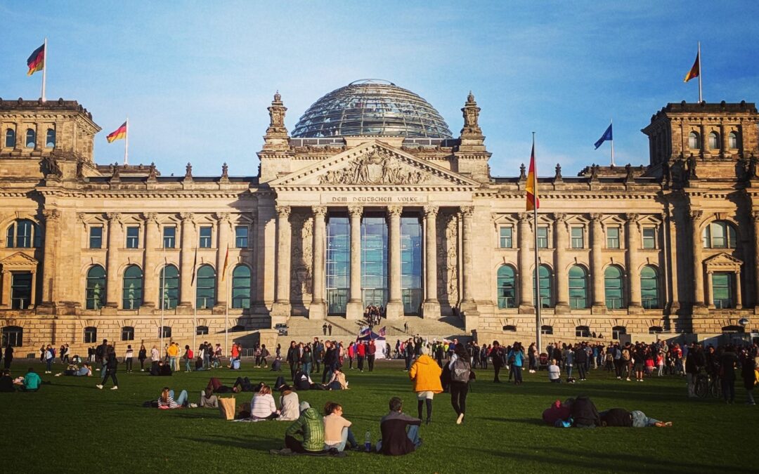 Bild des deutschen Bundestags von außen