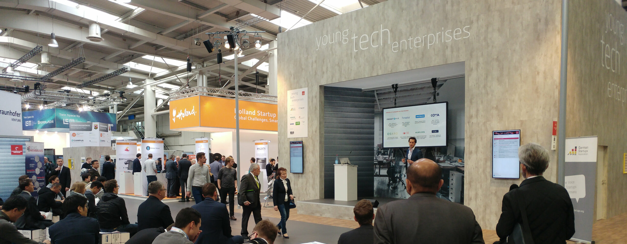 Startup-Forum "young tech enterprises" auf der HANNOVER MESSE 2018