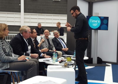 Start-up Joulia vor der Jury