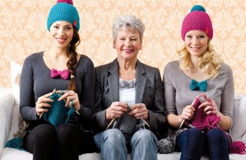 3 Frauen mit Mützen