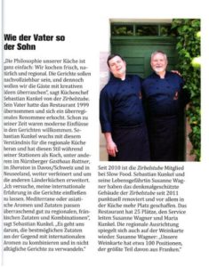 Pressearbeit für ein Nürnberger Restaurant