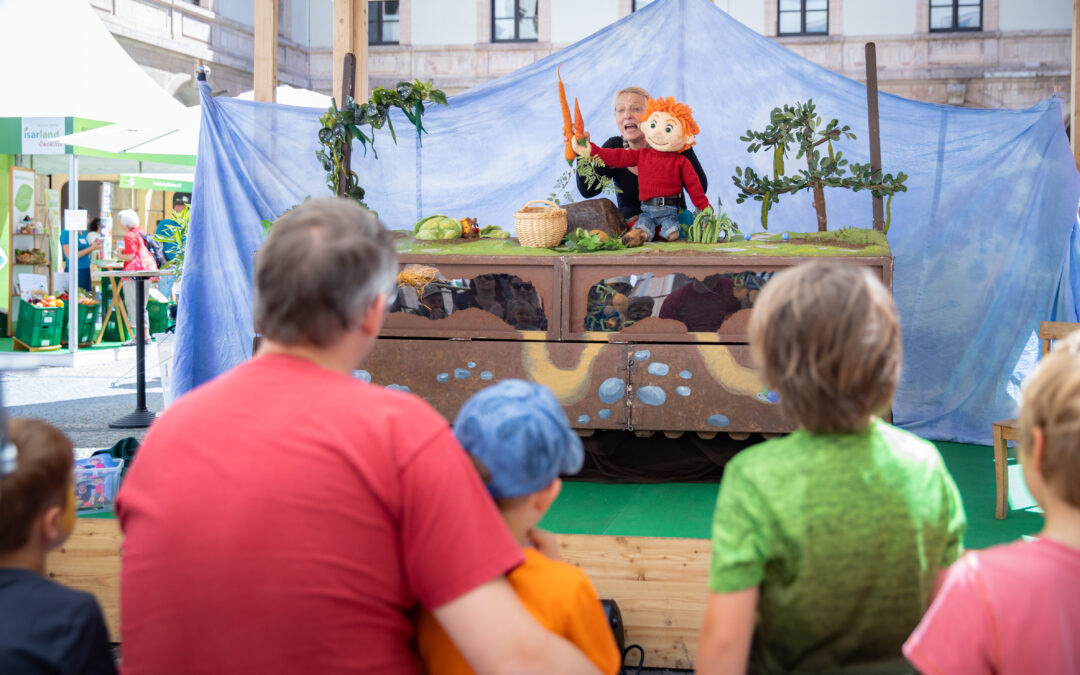 Puppentheater bei den bayerischen Ernährungstagen 2019.