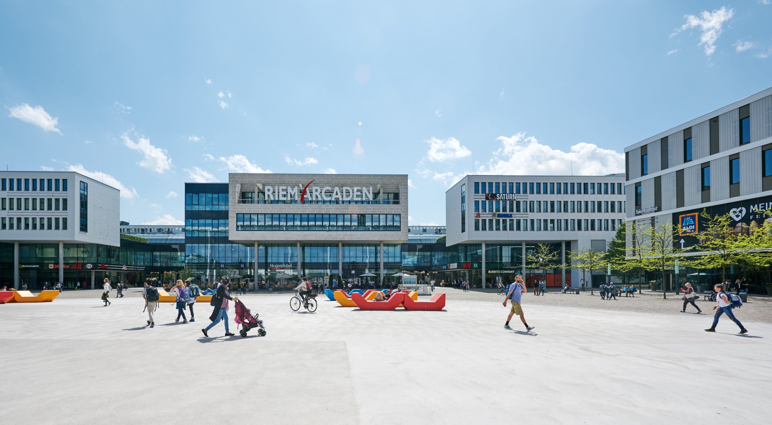 Das Gelände der young tech enterprises auf der Hannover Messe