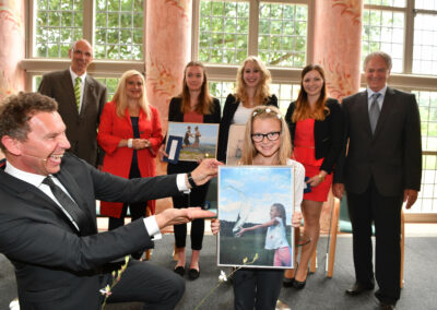 Die Preisträgerin des Jugend-Fotowettbewers der Doktor Robert Pfleger-Stiftung