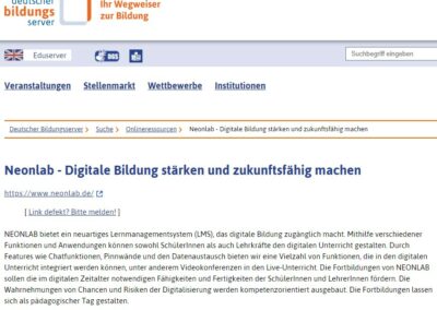 Pressearbeit für NEONLAB