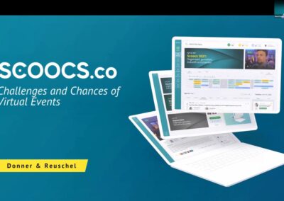 Organisation eines Online-Seminars für die Event-Plattform SCOOCS