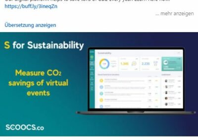 LinkedIn der Event-Plattform SCOOCS