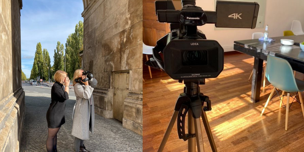 Videoformate im digitalen Marketing Hände, die zusammengelegt sind