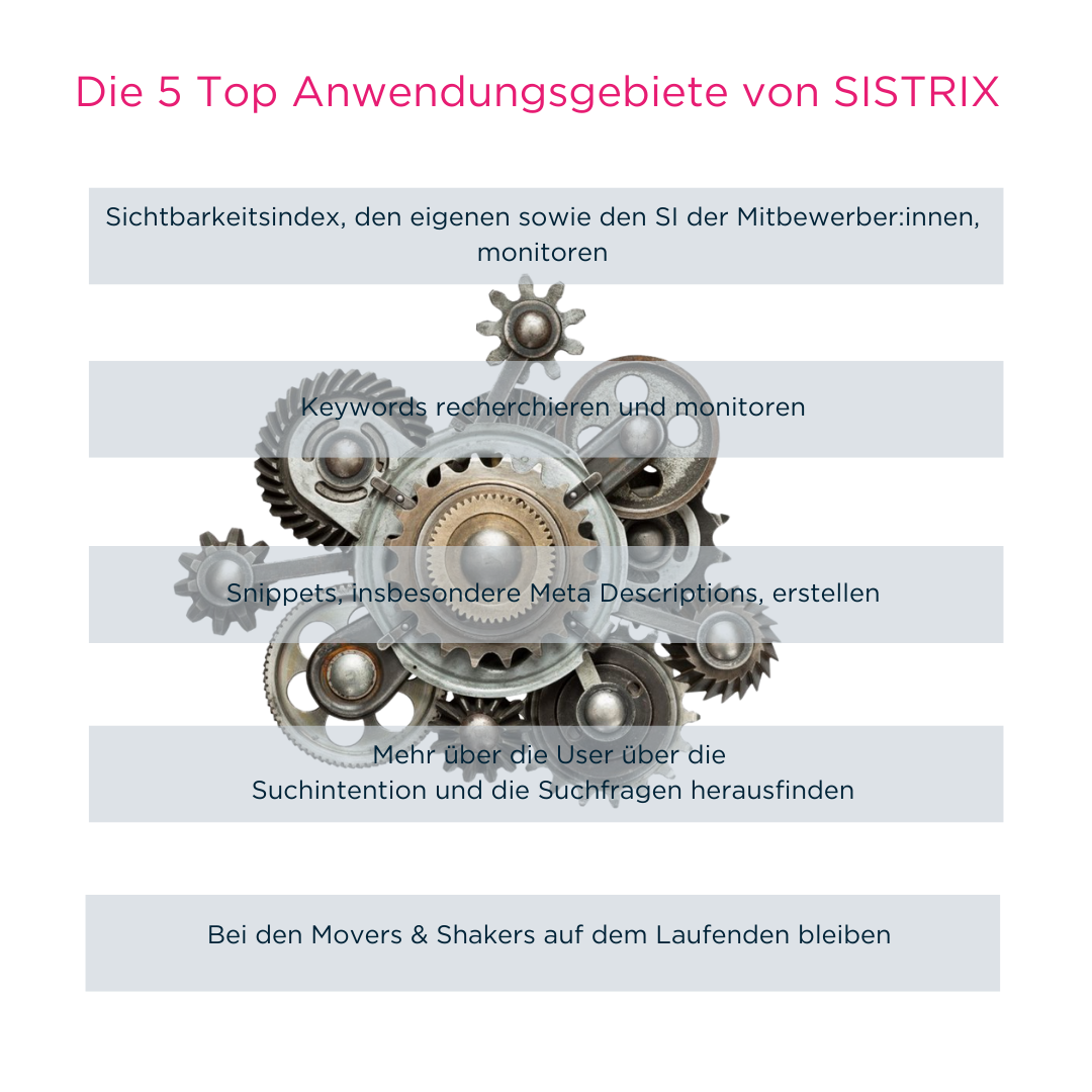 In 5 Schritten mit SISTRIX beginnen(4) SISTRIX