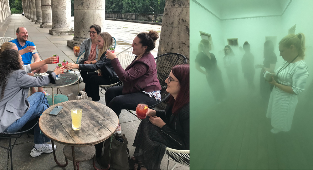 .FACTUM Ausflug zum Haus der Kunst Goldene Bar