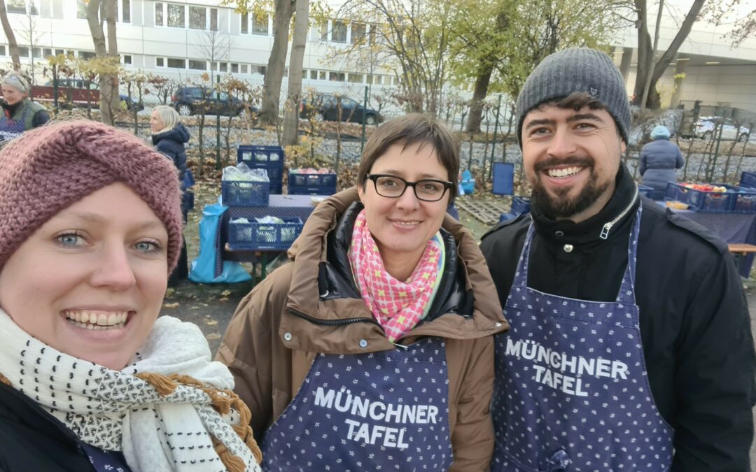 Tafel-Mitarbeiter im Einsatz